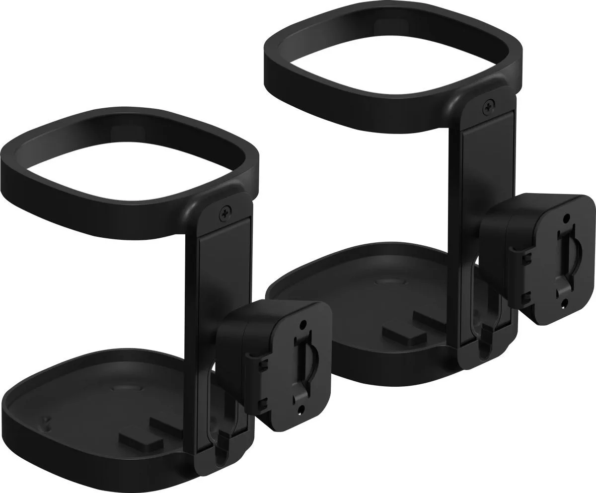 Sonos Wallmount One Noir (la paire) Supports pour enceintes