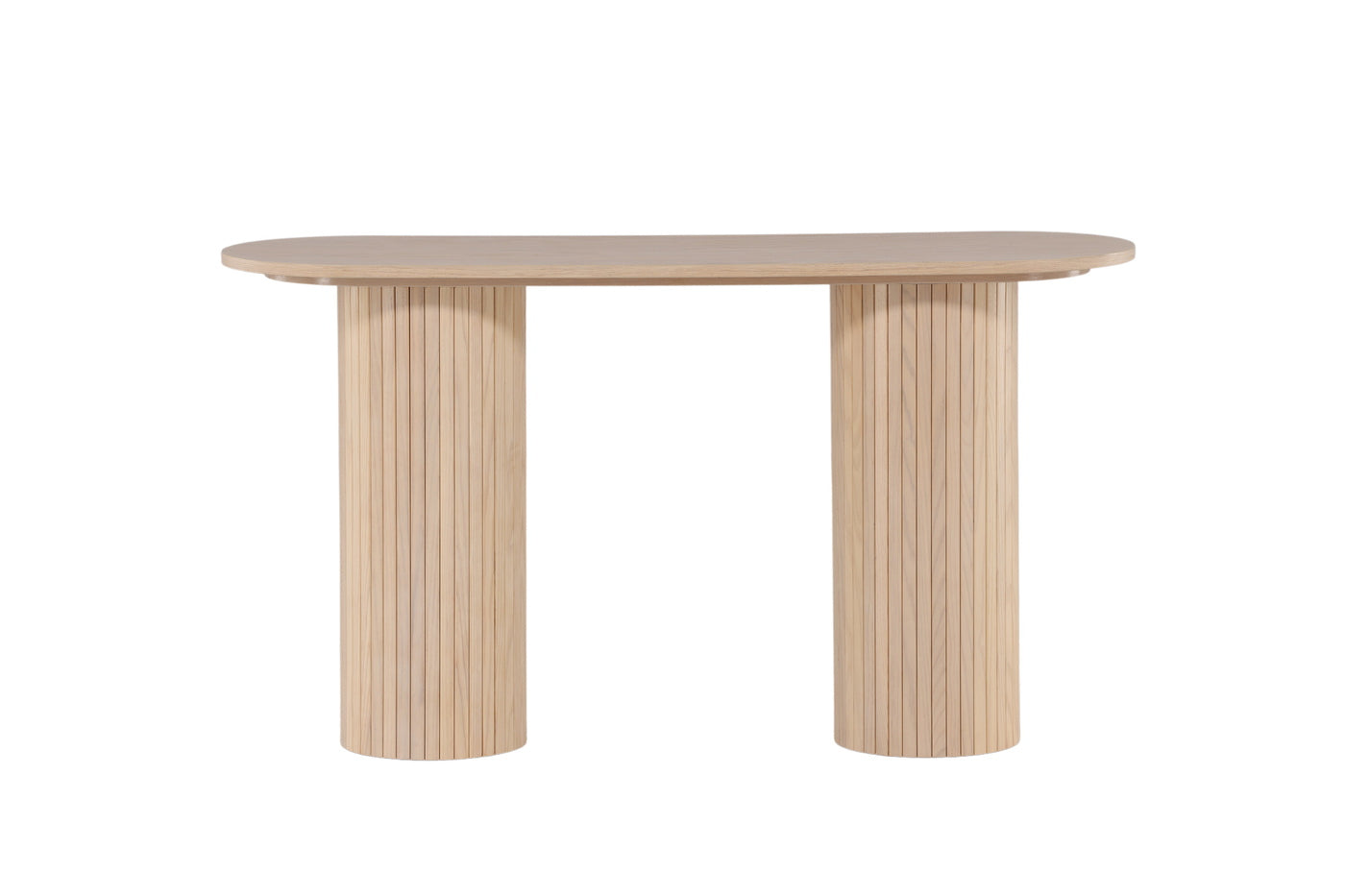 FjÃ´rd - Sidetable Beige 130cm - Fineer - Bianca
