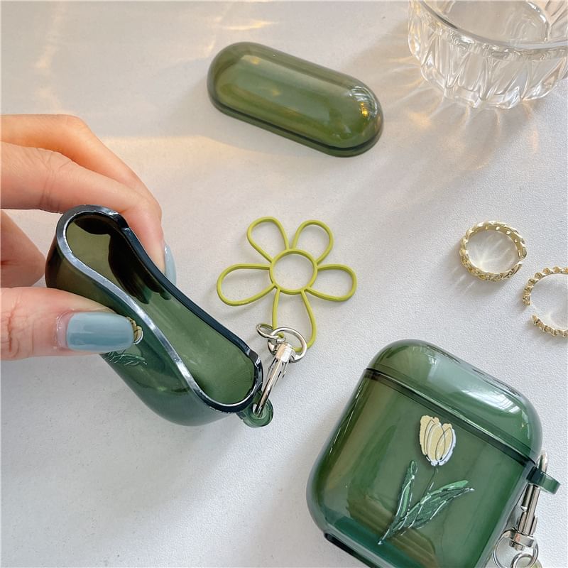Capritz - AirPods/Pro-hoesje met bloemenprint