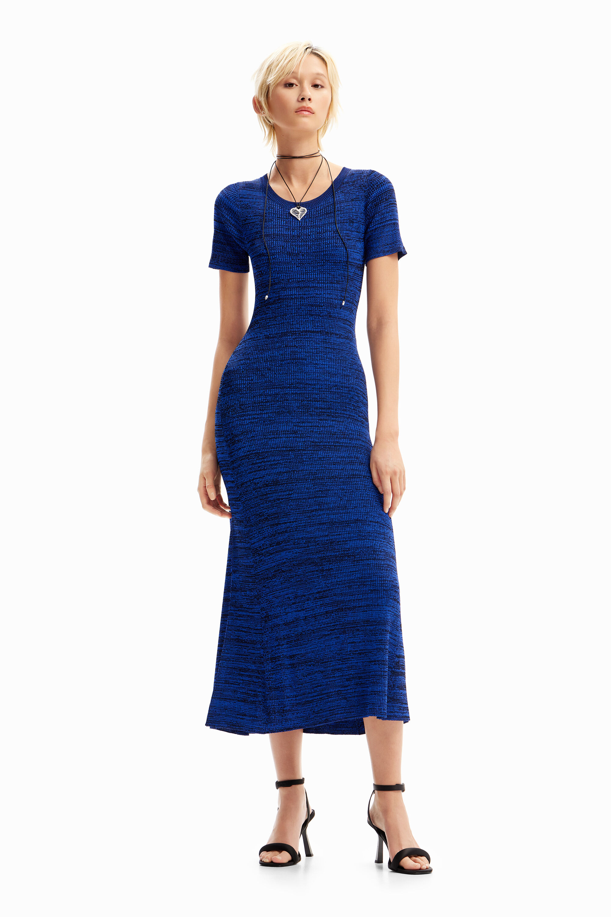 vestido longo do canal Jasper
