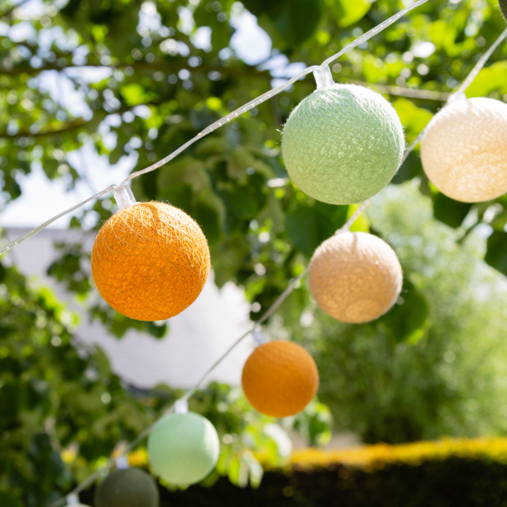 Cotton Ball Lights Outdoor starter kit lichtslinger - Jungla