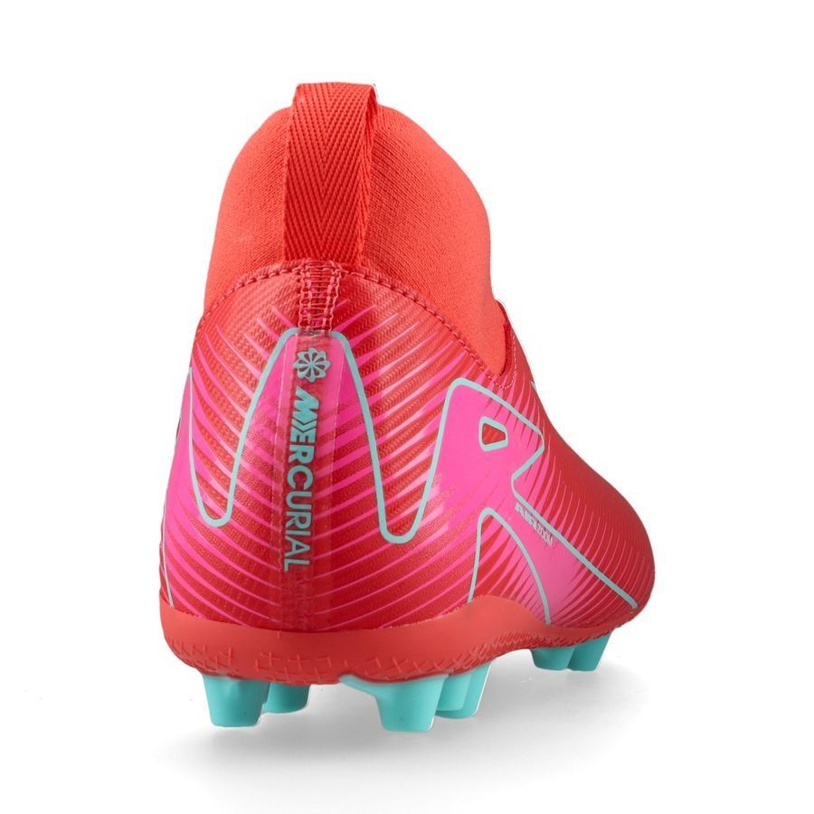 Nike Air Zoom Mercurial Superfly 10 Academy AG Mad Energy - Rouge/Vert Enfant
