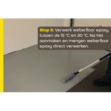 Weber epoxycoat RAL 7001 grijs