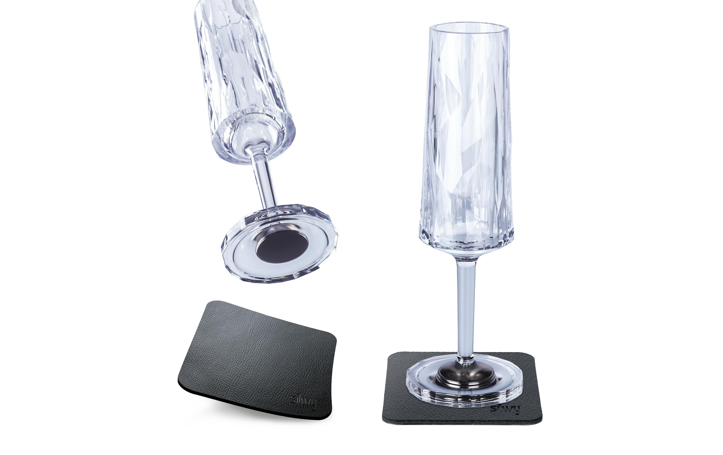 Outdoor-Champagnerglas Hightech-Kunststoffgläser, 2er-SetUnzerbrechliche Sektgläser