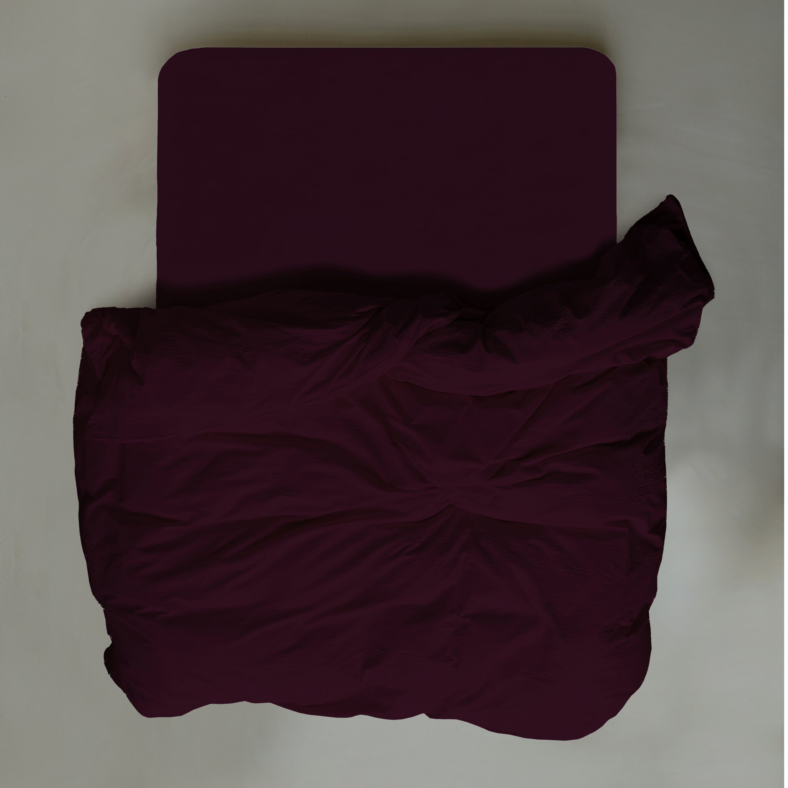 Crisp Sheets Plum Dekbedovertrek 200 x 220 cm - Paars