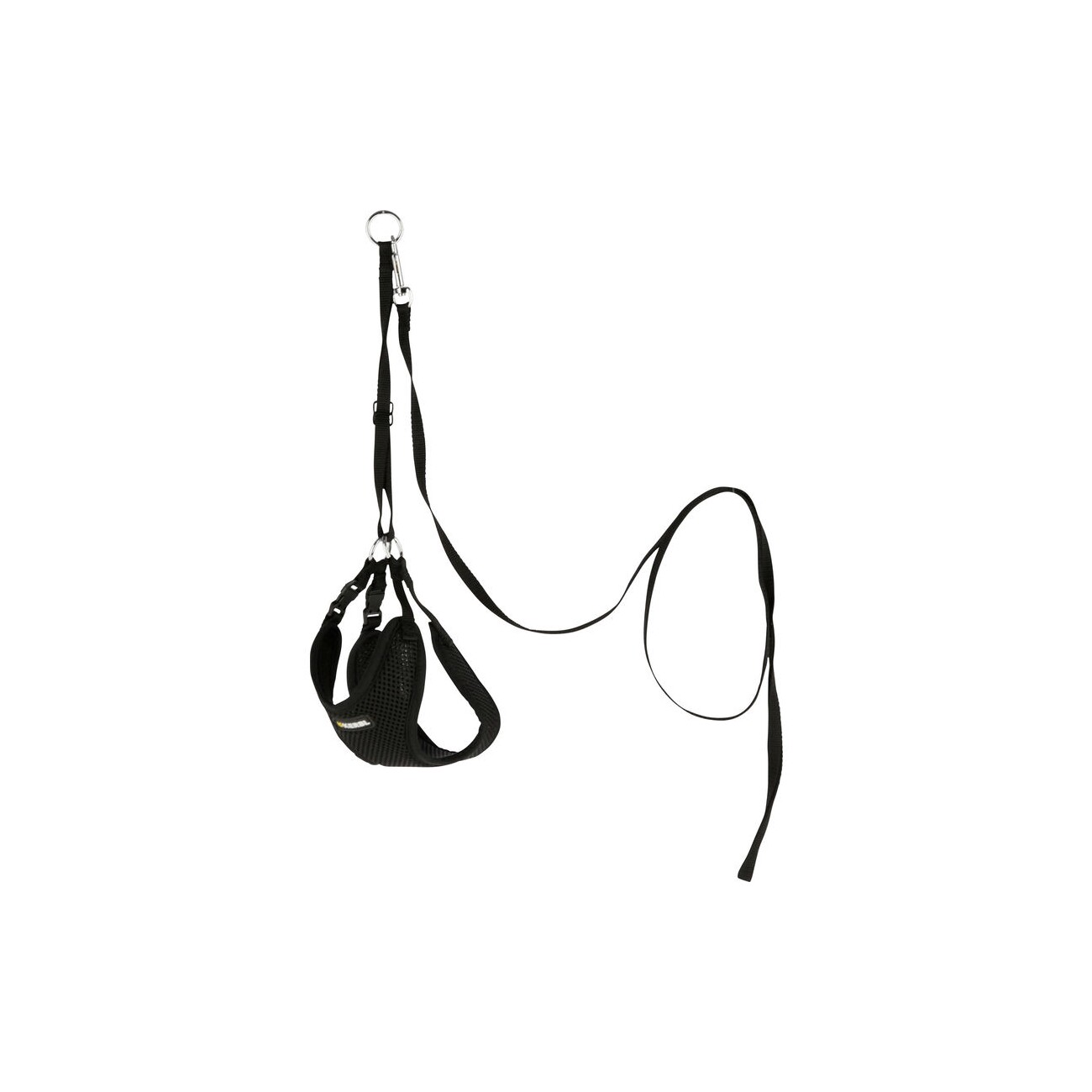 Kerbl Welpengeschirr mit Leine schwarz 24 - 44 cm/10 mm