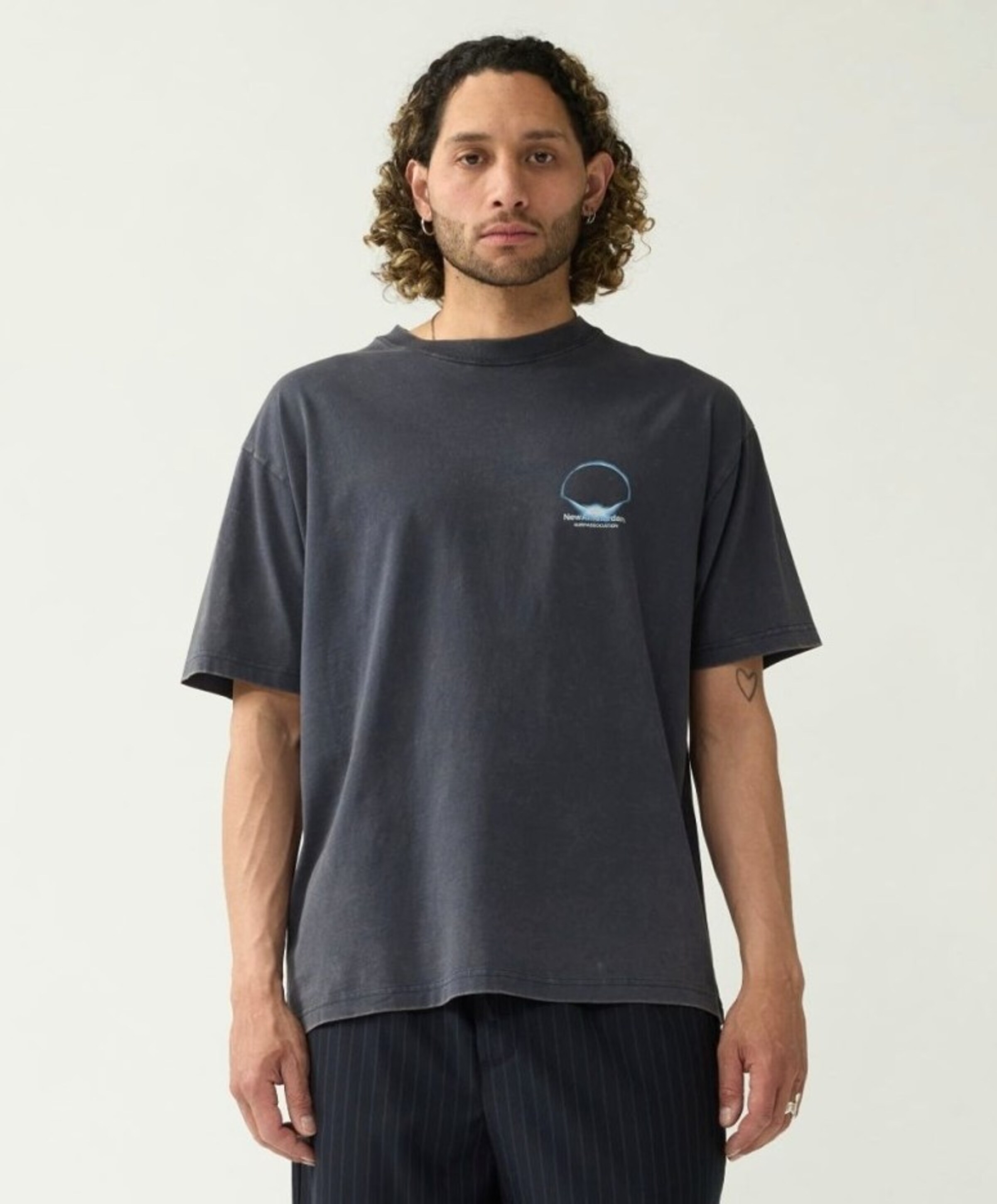 New Amsterdam Heren T-shirt blauw