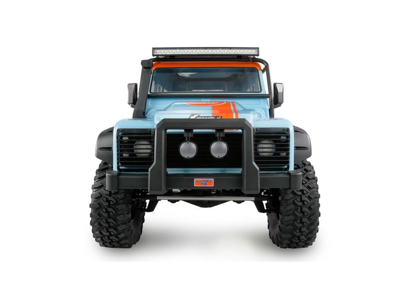 Amewi Scale Crawler ALLRock H8, Blau/Orange ARTR, 1:8 High-Class-Crawler im Massstab 1:8