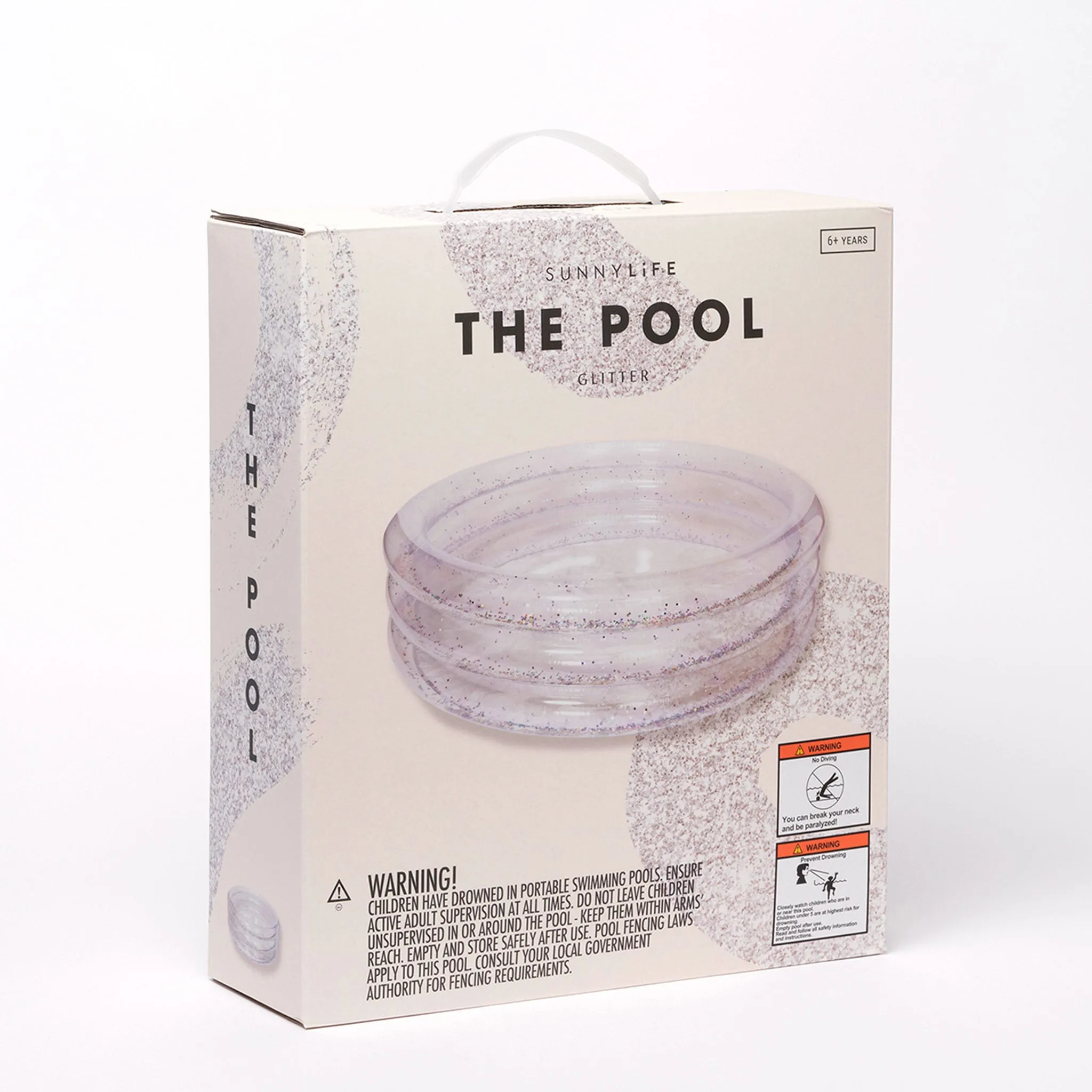 Sunny Life Piscine Transparente - Glitter