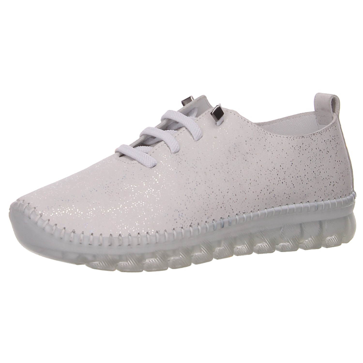 elbandi Halbschuh weiß weiss/weiss kombi
