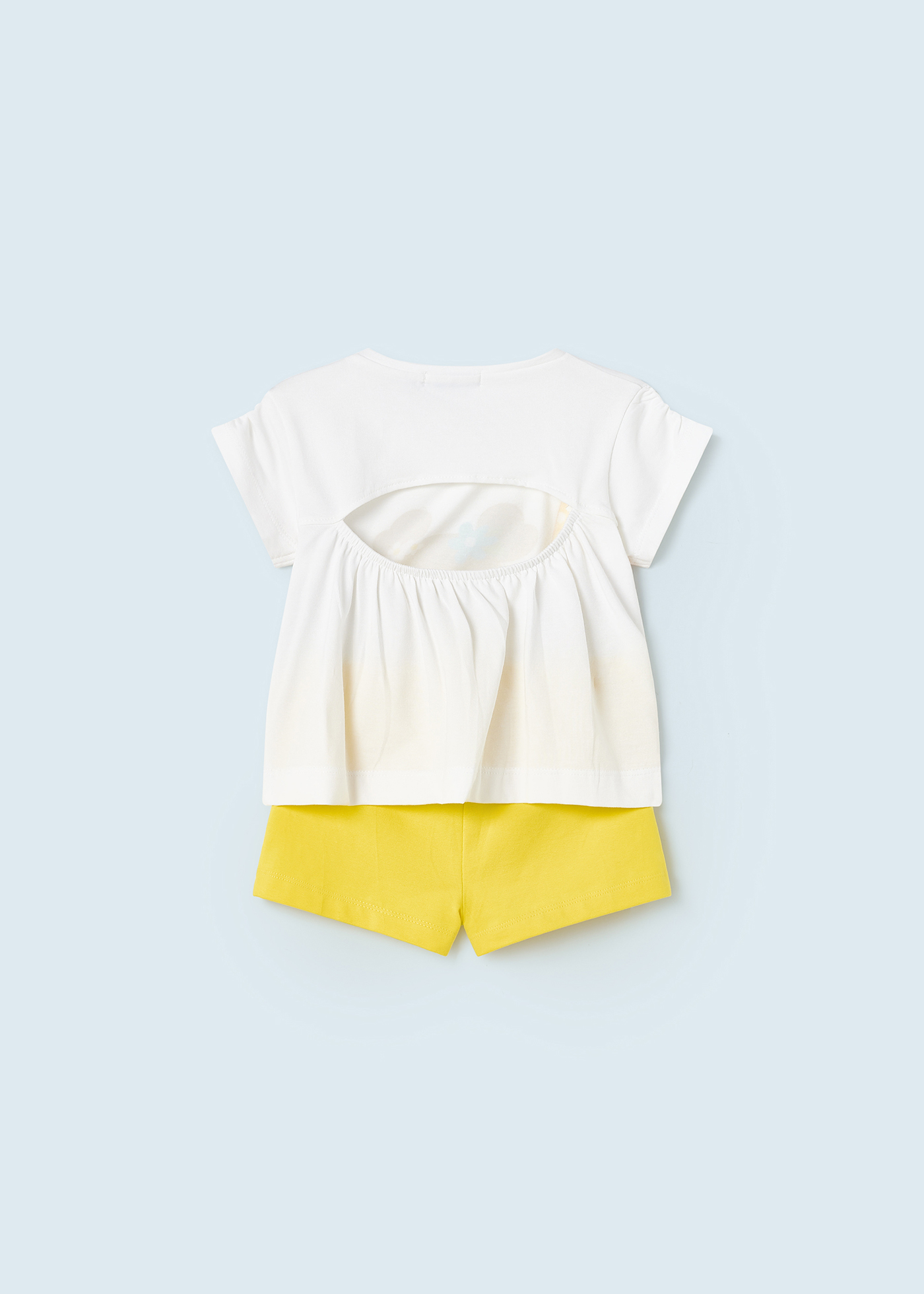 Conjunto de 2 peças com apliques para bebê