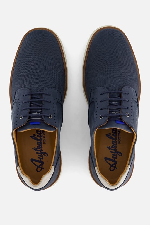 Australian Pozzato Sneakers blauw Nubuck
