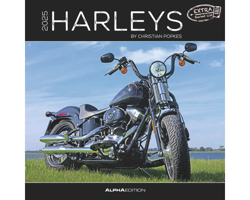 Harley Wandkalender 2025 30x30 cm