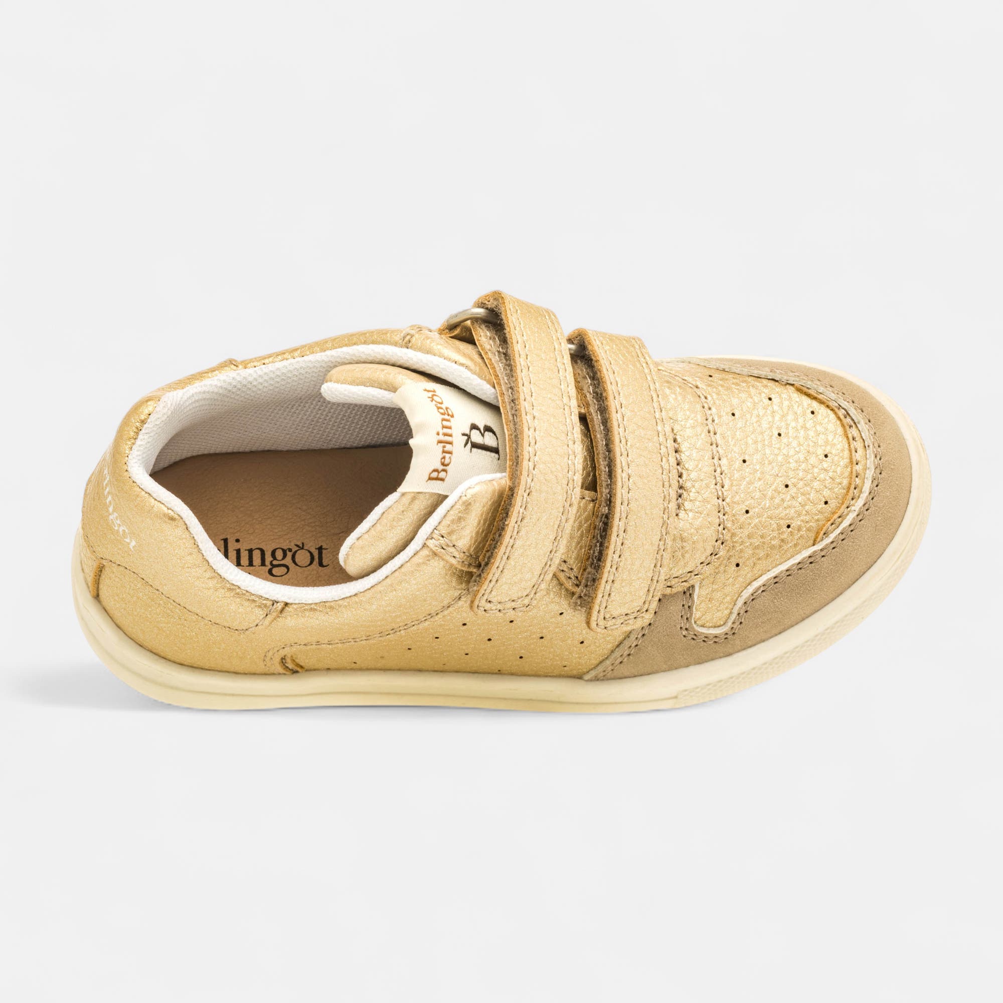 Baskets basses Fille or