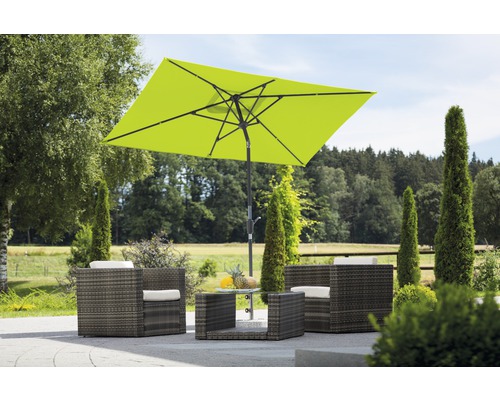 Schneider Tunis parasol 270 x 150 cm appelgroen