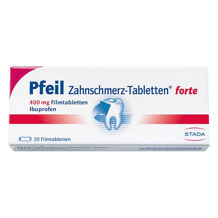 Pfeil Zahnschmerz Filmtabletten, 20 St