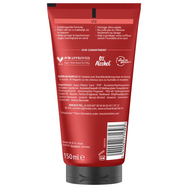 Taft V12 Styling Gel 150 ML