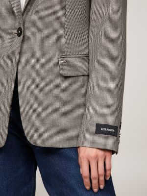 Blazer de corte regular com um botão