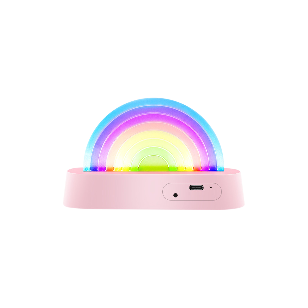 Lampe Regenbogen Rose