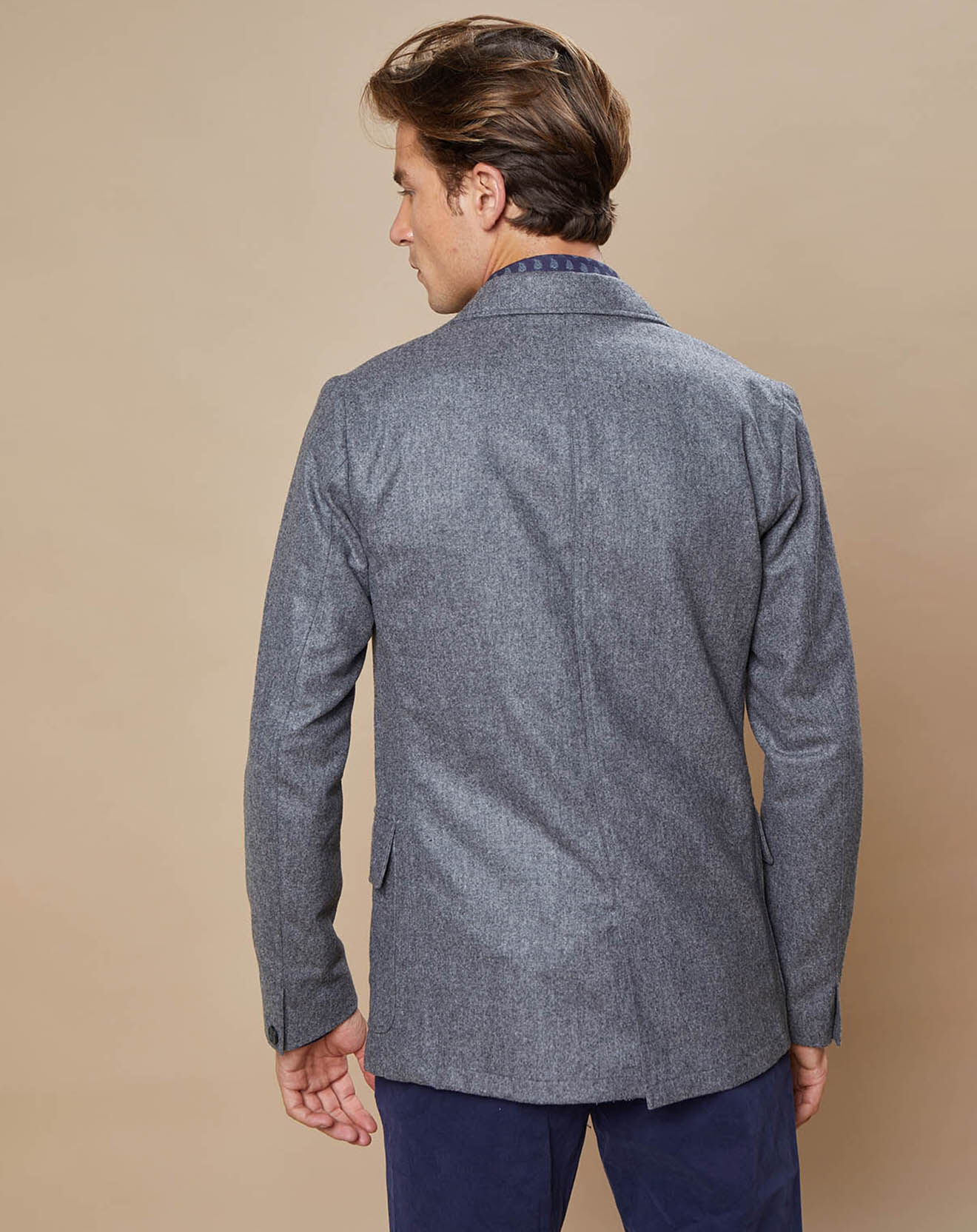 Hartford Veste 100% Laine Jess grise