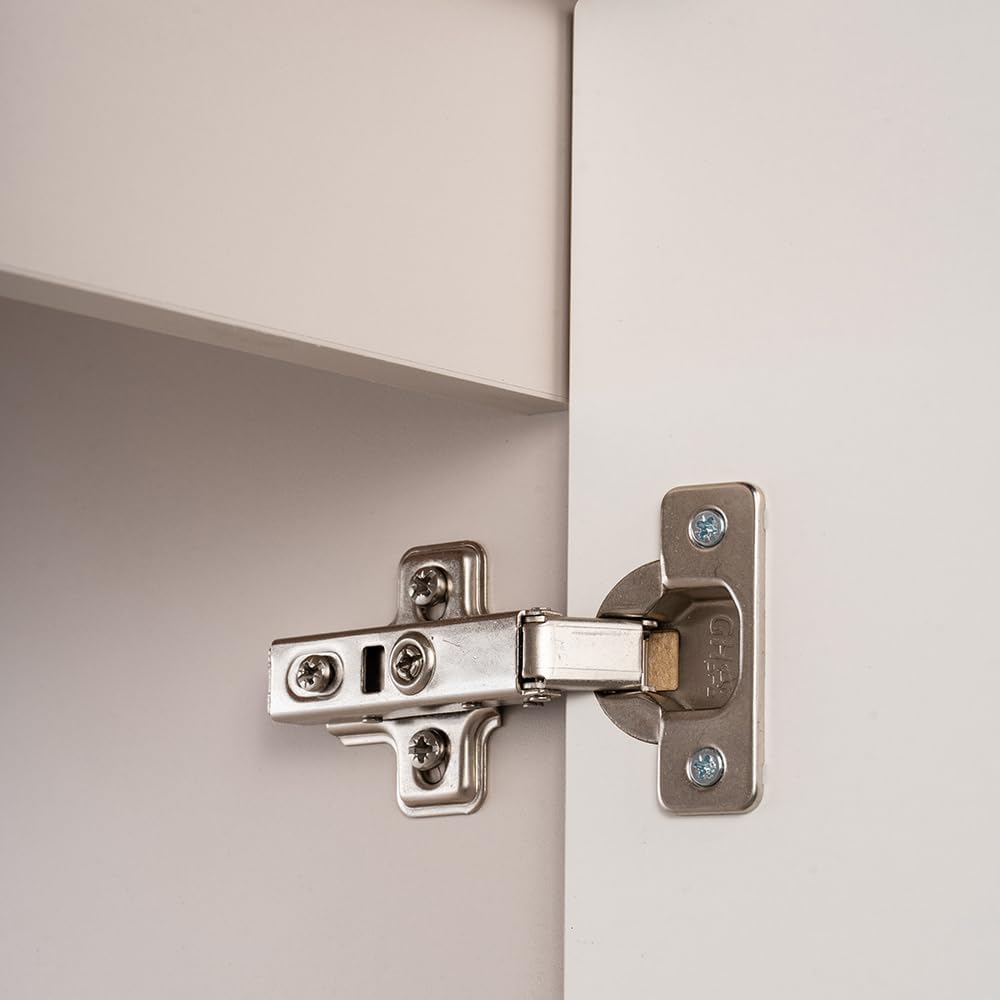 Lomadox Badezimmer Hängeschrank 30 cm Kaschmir beige gerillte Front Wandschrank Badschrank 1-türig B/H/T ca. 30/57/19 cm