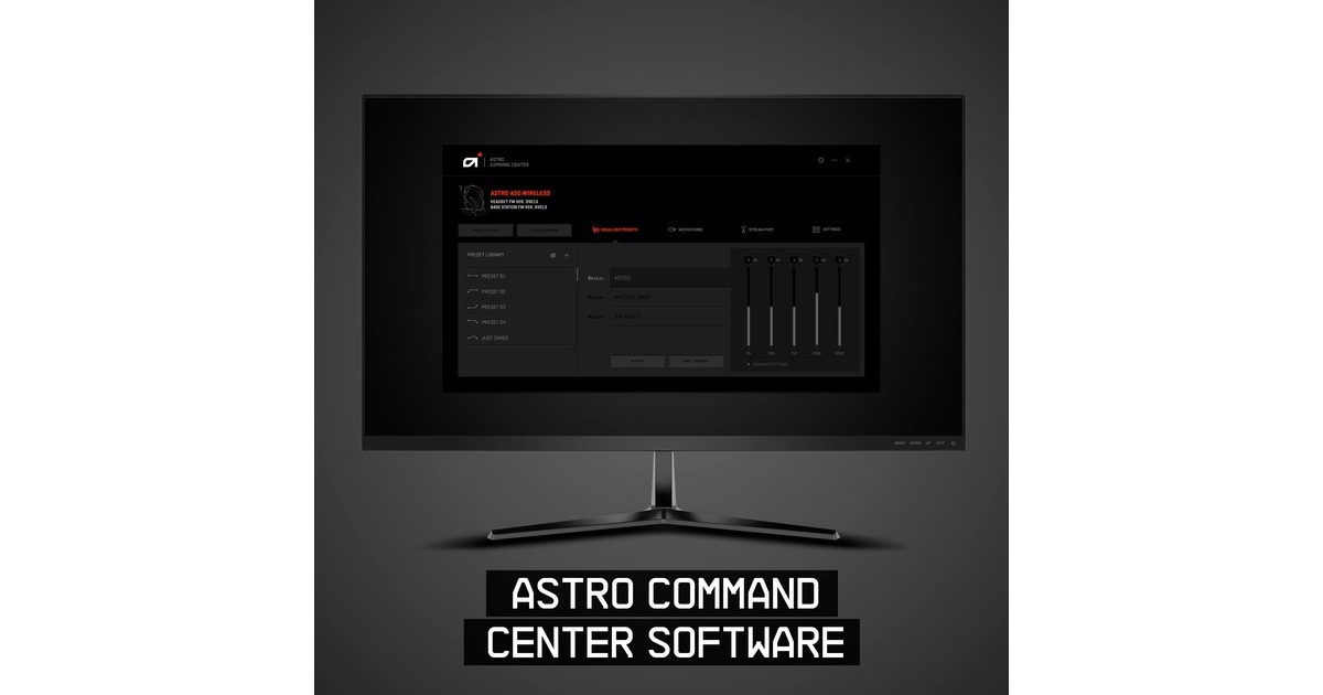 ASTRO GamingA50 Wireless headset (2019) + Basis Station over-ear gaming headset  (Zwart/zilver, Pc, Mac, PlayStation 4)