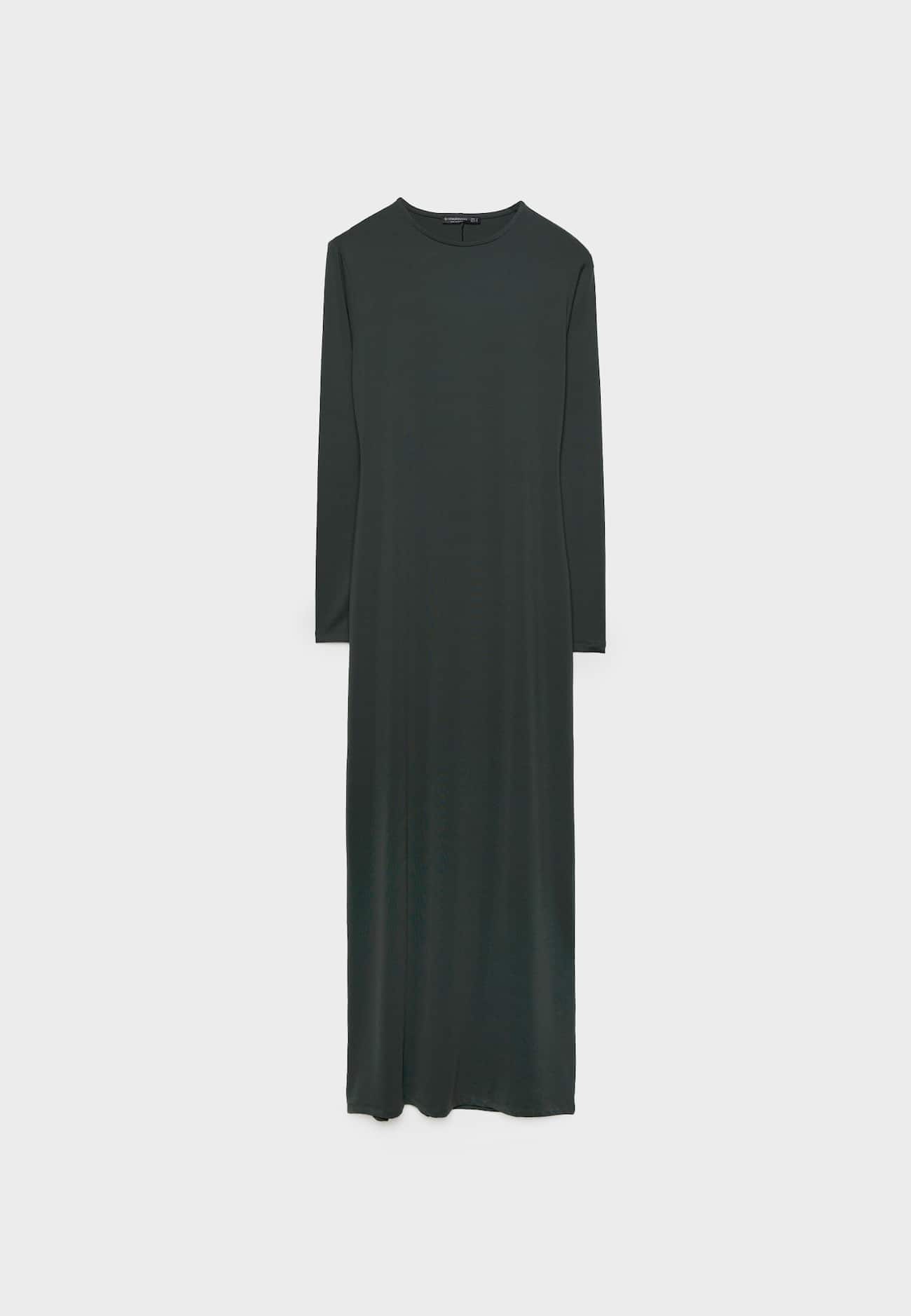 Vestido longo com costas abertas