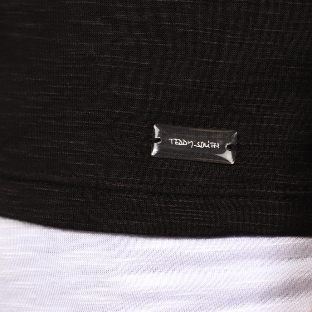 Teddy Smith Top Noir/Blanc Femme Teddy Smith Magic 3/4
