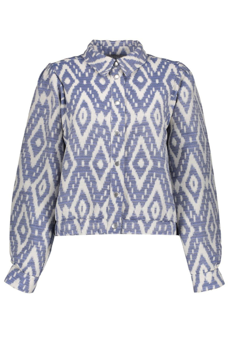Geisha blauwe dames jas