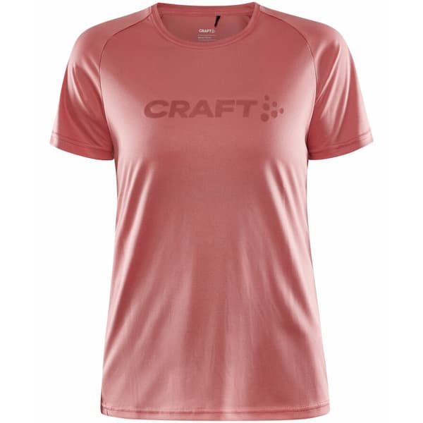 T-shirt running CRAFT CORE ESSENCE LOGO TEE W CORAL