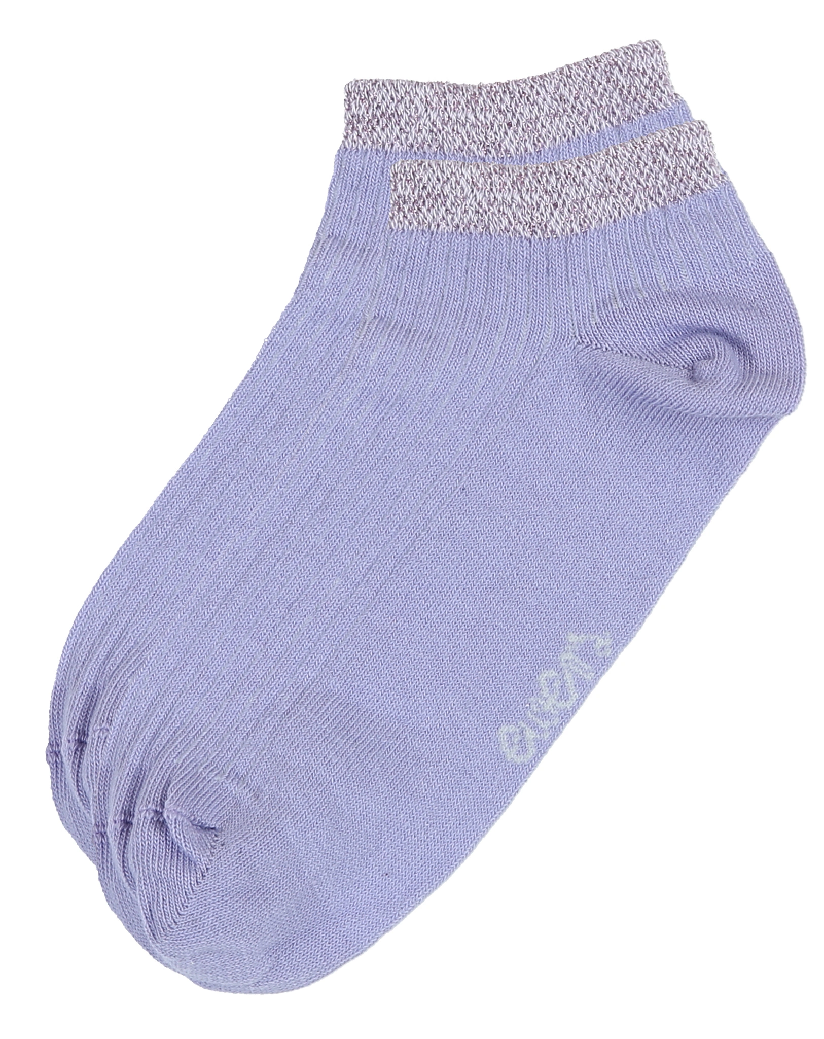 Sneakersocken RINGEL 3er Pack in weiß/flieder