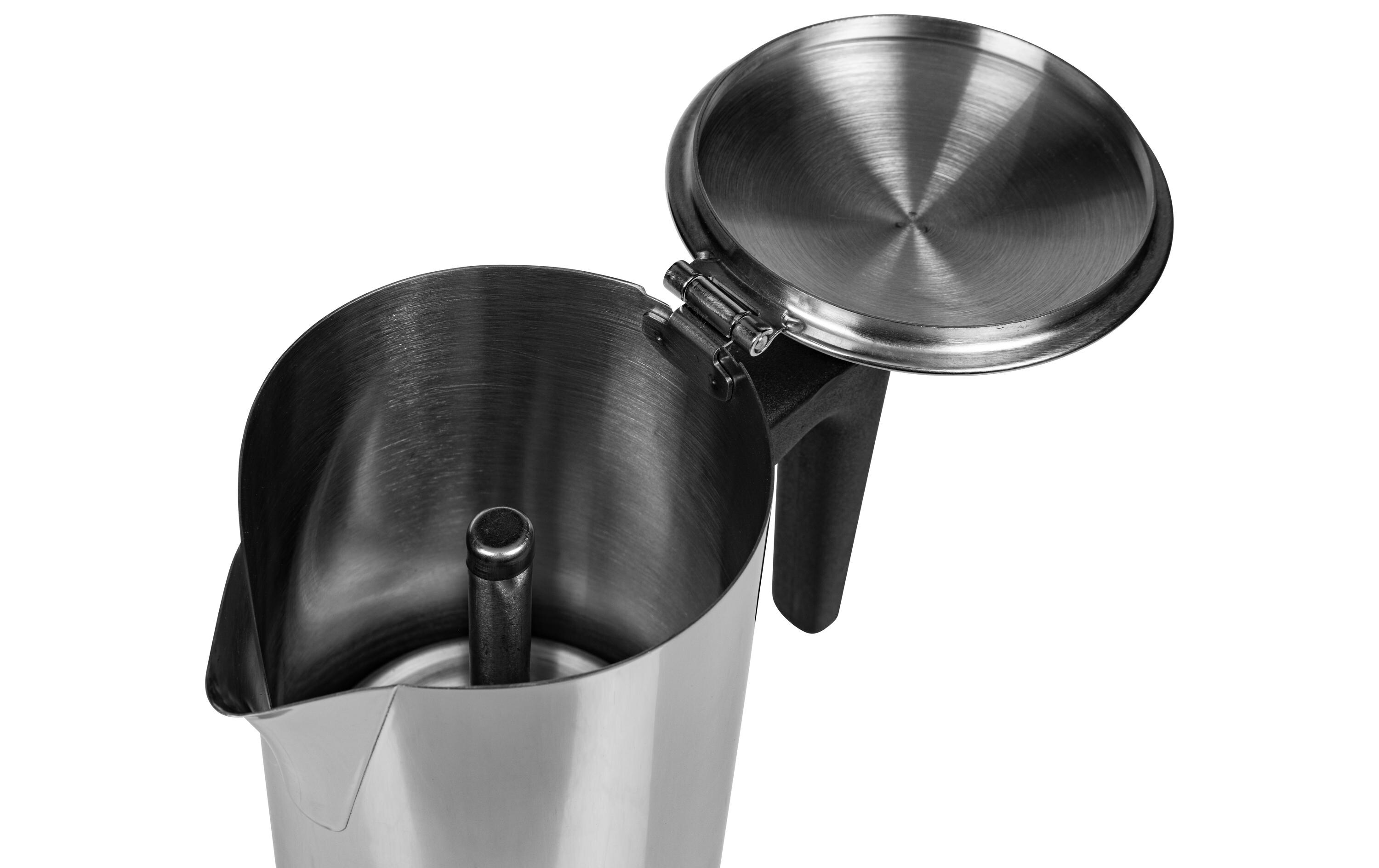 Espressokocher Chicchi 6 Tassen, SilberEspressokanne für traditionelle Kaffeezubereitung