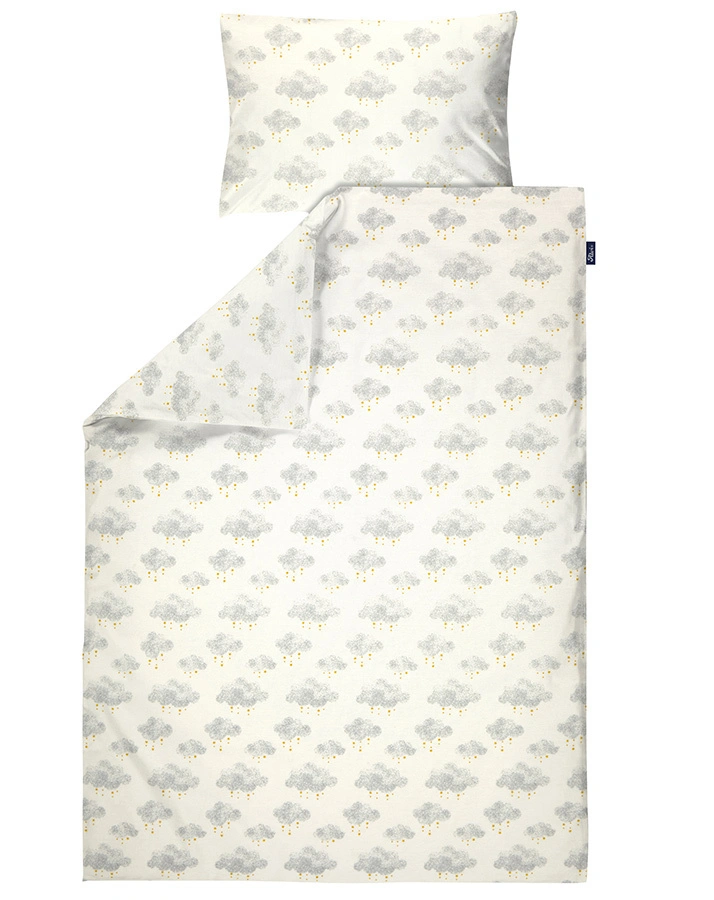 Bettwäsche STAR RAIN (40x60/100x135) 2-teilig in weiß