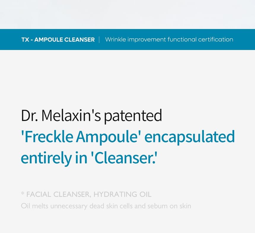 Dr.Melaxin - TX Ampoule Cleanser