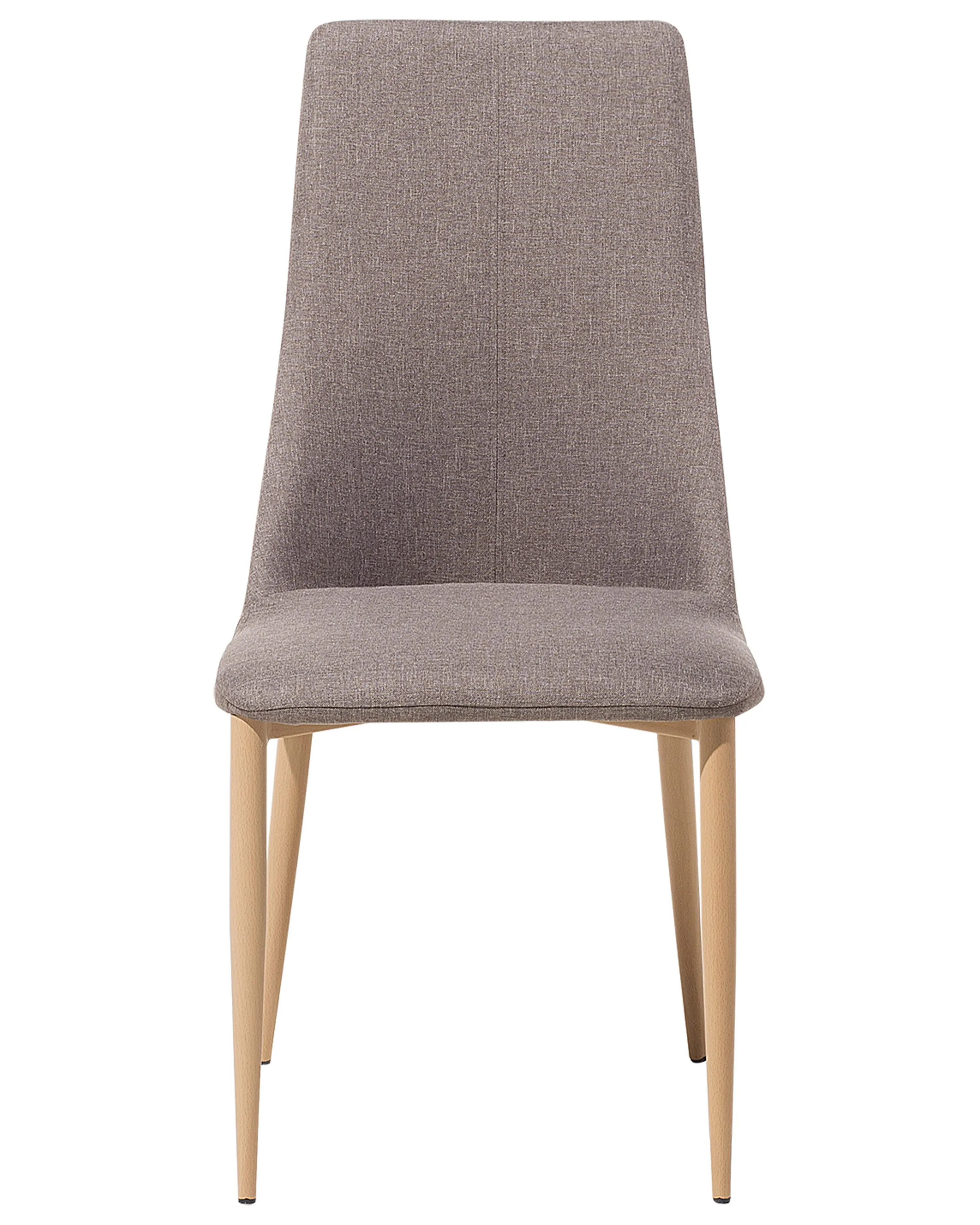 Set van 2 eetkamerstoelen CLAYTON Stof Taupe
