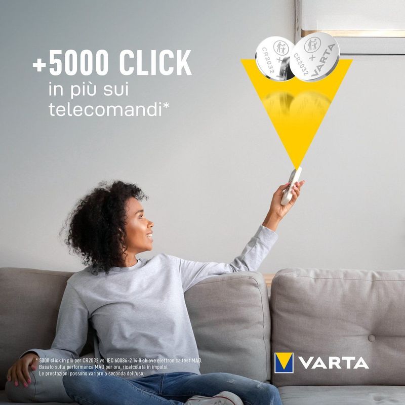 Varta - CR2032 - Knoopcelbatterij - 2 Stuks - Lithium