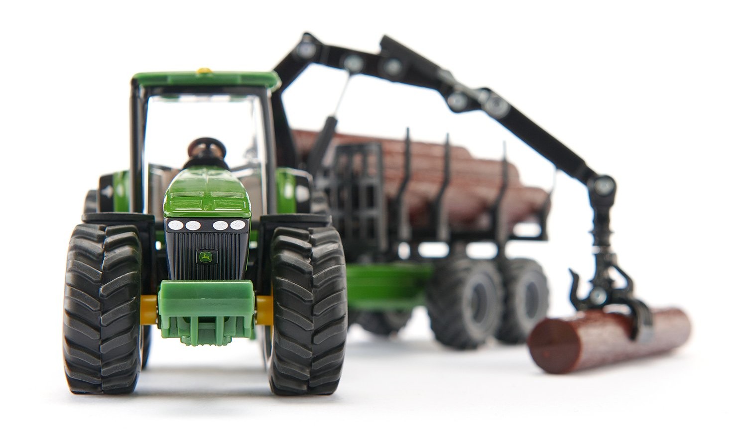 Siku - 1:50 Traktor med Skovvogn