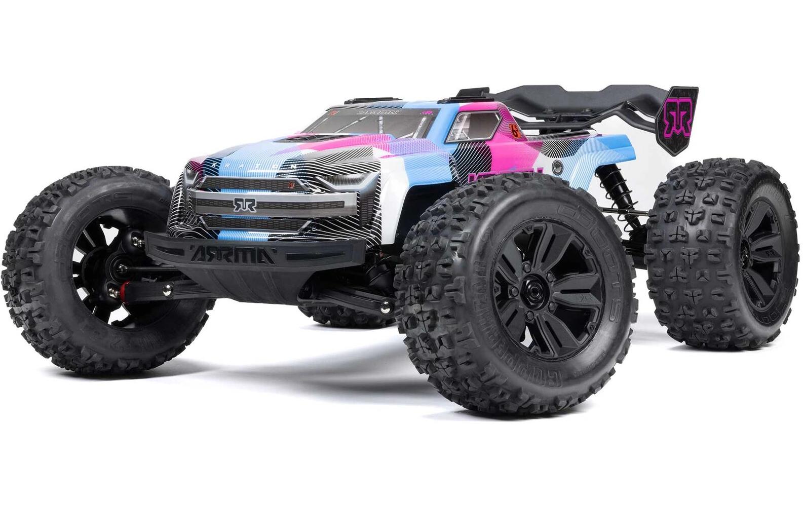 Monster Truck Kraton BLX6S, Blau/Pink ARTR, 1:8<br>Brushless Off-Road Truck