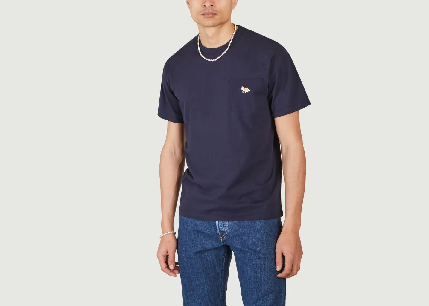 T-shirt Profile Fox Patch Pocket T-Shirt Maison Kitsuné