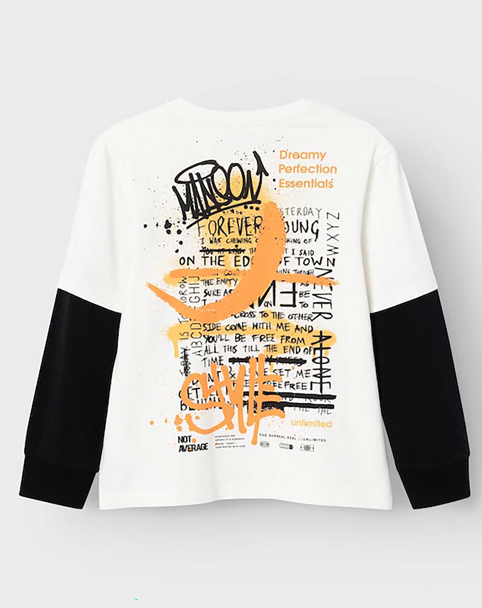 Langarmshirt NKMBOJONES STREET LEGENDS in jet stream