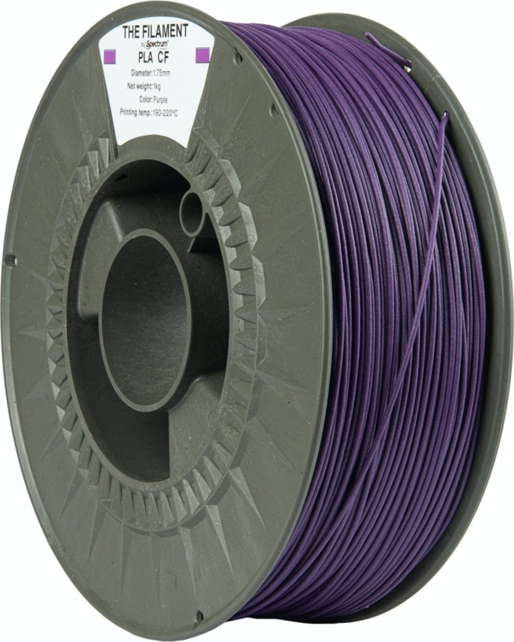 The Filament  PLA CF Purple, 1,75 mm / 1000 g    Kohlefaserverstärktes PLA in Purple