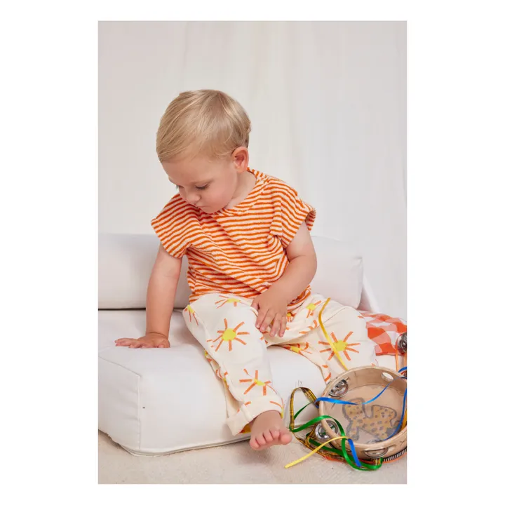 Bobo Choses Sarouel Coton Bio Soleils | Beige