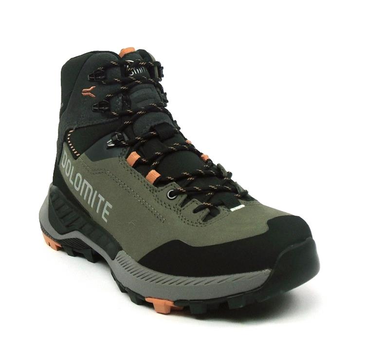 DOL Shoe W Vernale Leather High GTX Silver-Green-Sand-Pink