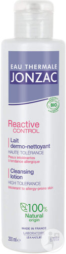 Eau Thermale Jonzac Reactive Control Lait Dermo-Nettoyant Bio Peaux Intolérantes Allergiques 200ml