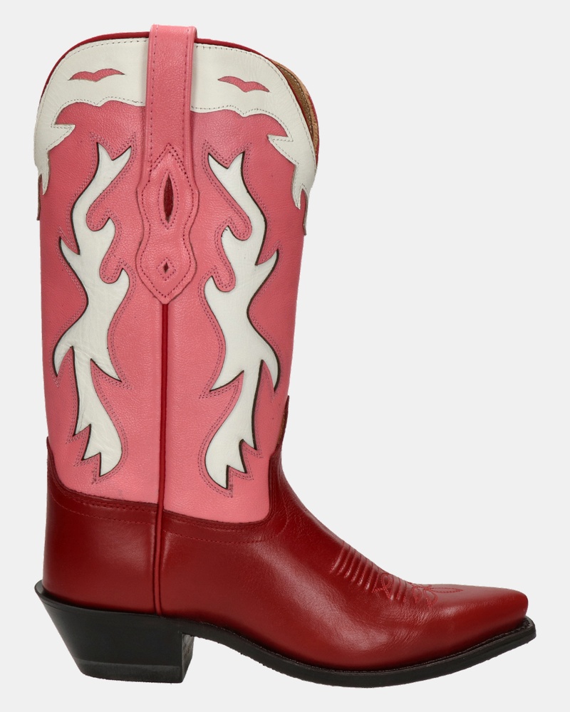 Bootstock Velvet Cake Cowboylaarzen  - rood
