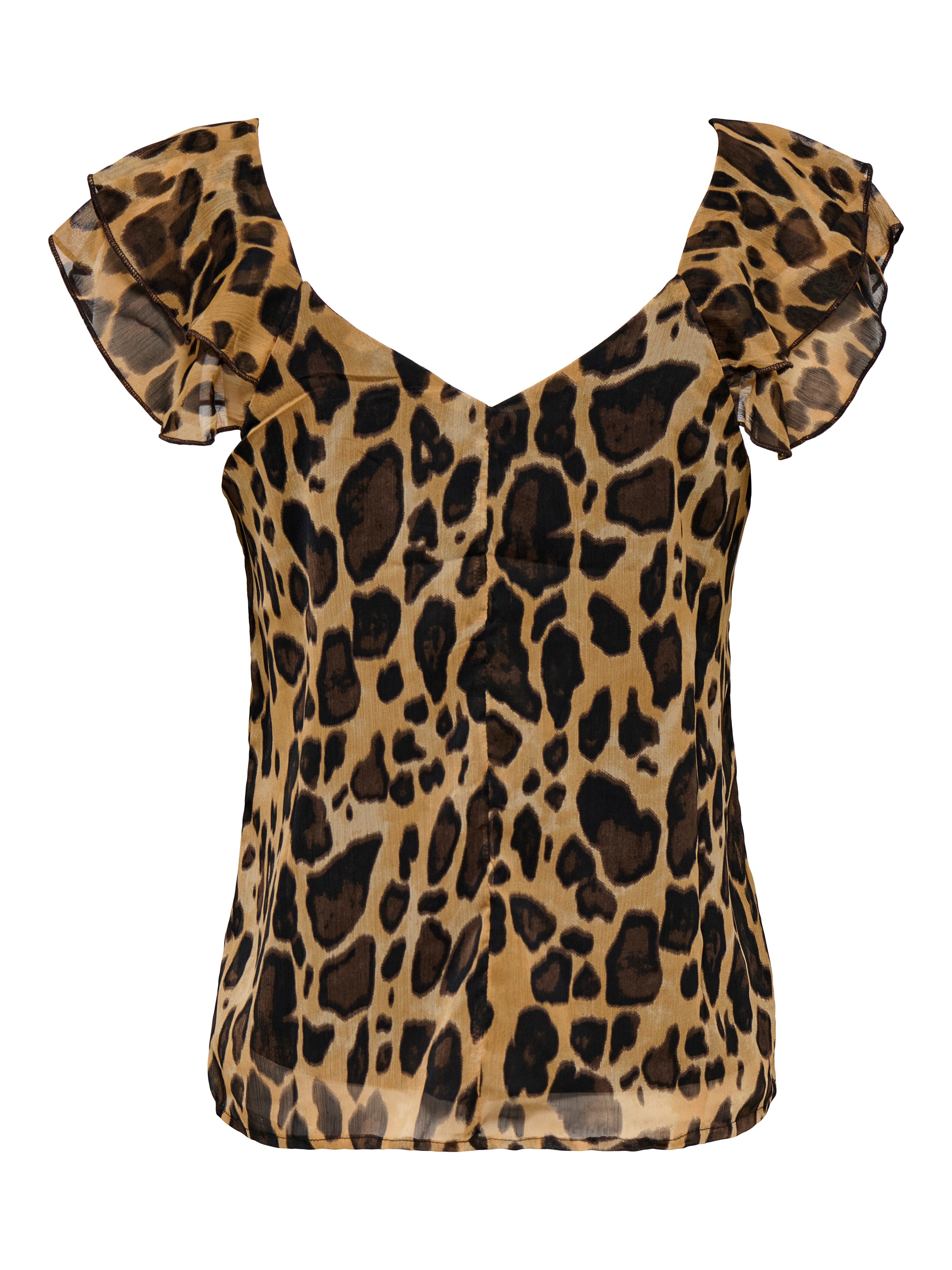 ONLY Blusenshirt »ONLASTA LIFE CAPSLEEVE V-NECK TOP PTM«