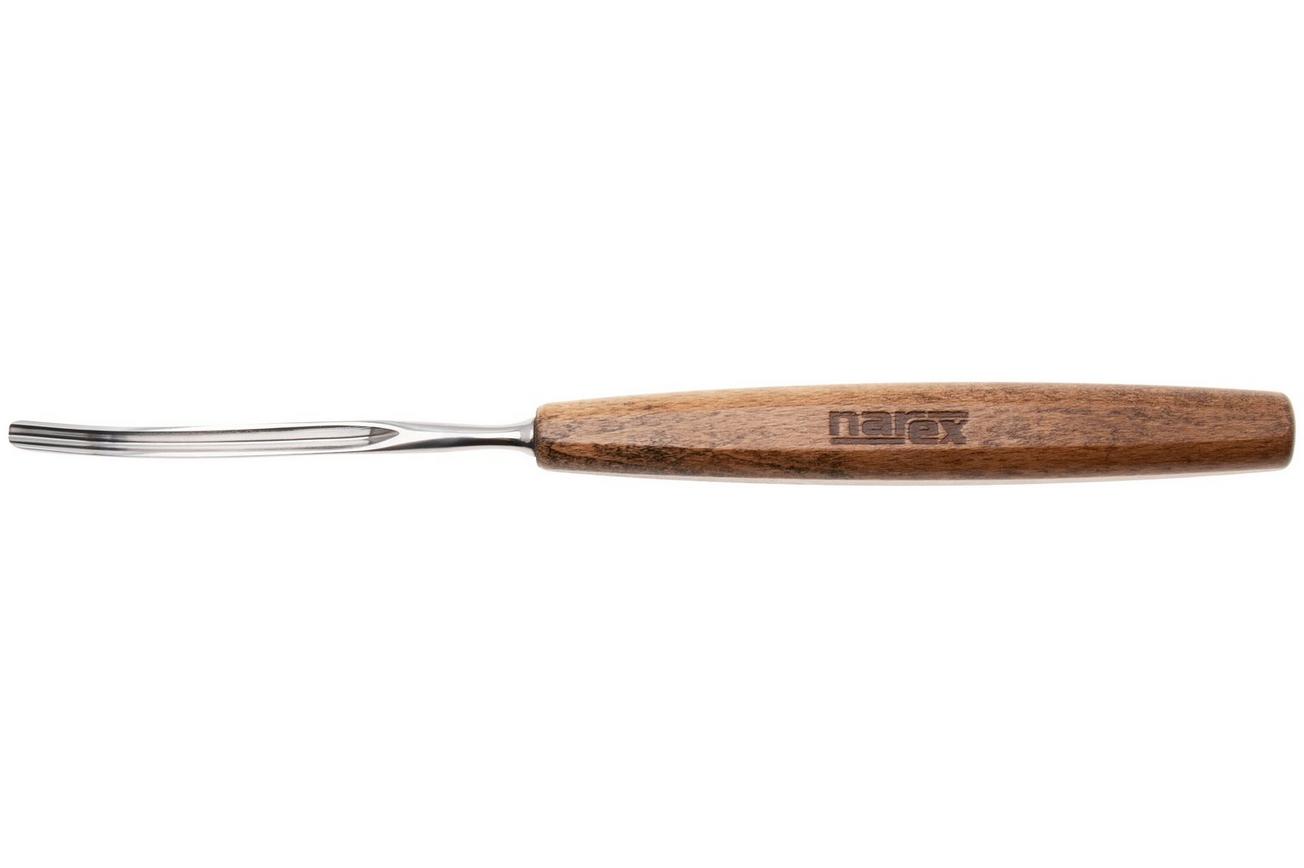 Narex PROFI Bent Carving Chisel Profile 45, 827904, gebogen V-guts, 4 mm