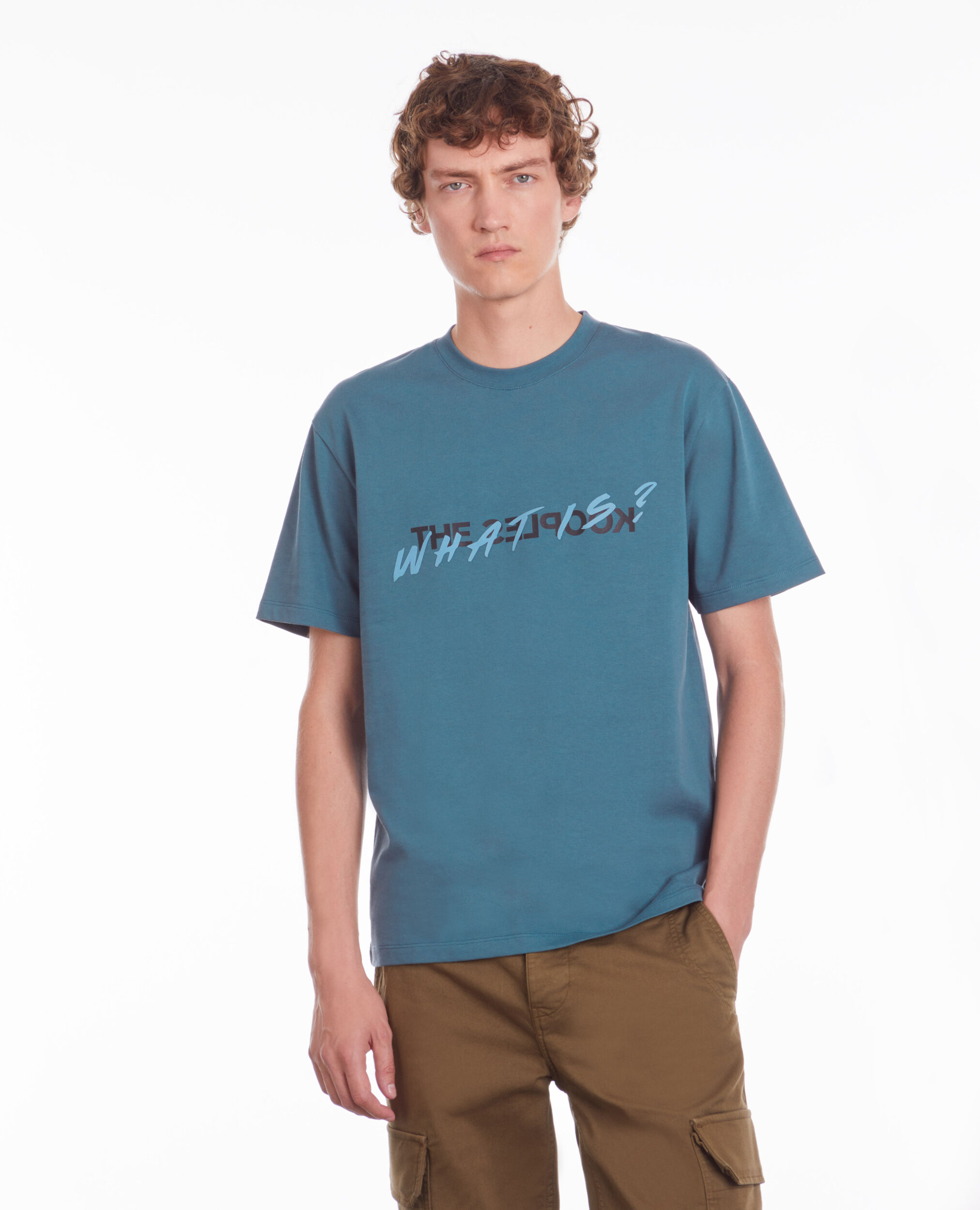 T-shirt What is bleu profond
