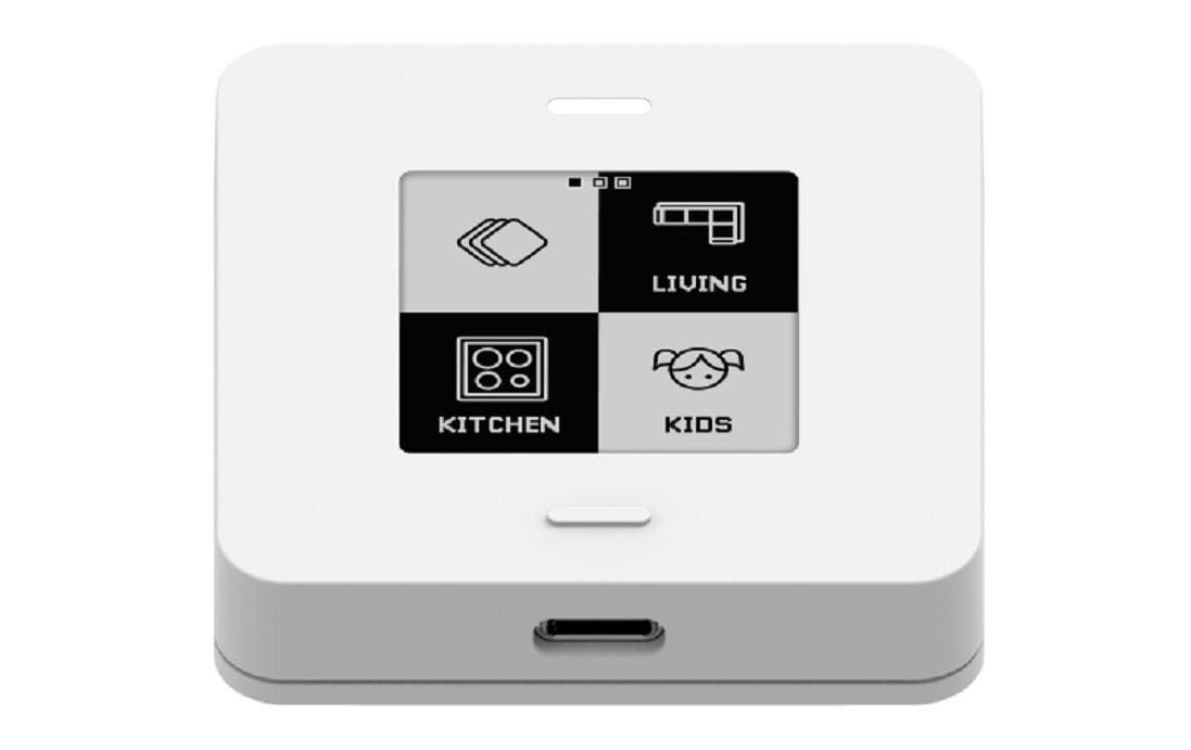 Smart Home WiFi Button Max mit E-Paper DisplayDer ultimative Smart Home Taster