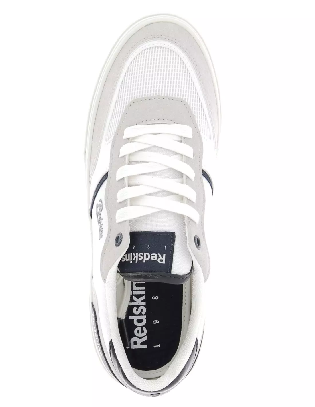 REDSKINS OPTIC - Baskets ECRU+MARINE